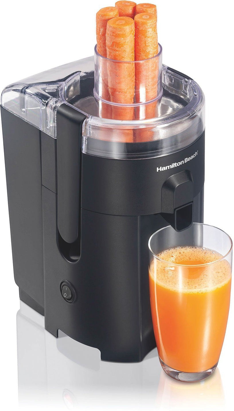 Hamilton Beach - HealthSmart Compact Juice Extractor Black - 67500G