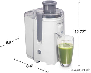 Hamilton Beach - HealthSmart White Compact Juice Extractor - 67501