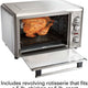 Hamilton Beach - Large Silver Countertop Oven with Convection & Rotisserie - 31103DC