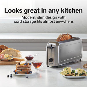 Hamilton Beach - Long Slot Toaster with 2 Slice Capacity - 22999