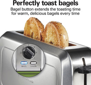 Hamilton Beach - Long Slot Toaster with 2 Slice Capacity - 22999