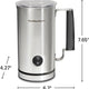 Hamilton Beach - Milk Frother and Warmer Stainless Steel - 43560C