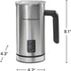 Hamilton Beach - Milk Frother and Warmer Stainless Steel - 43565C