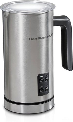 Hamilton Beach - Milk Frother and Warmer Stainless Steel - 43565C