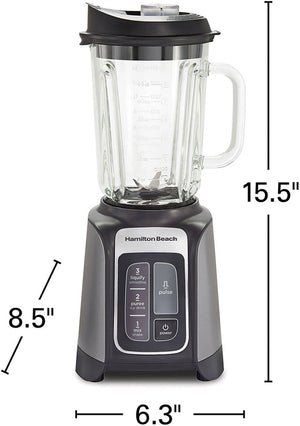 Hamilton Beach - PowerMax Professional Performance Blender Grey - 58600J