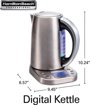 Hamilton Beach - Professional Digital Kettle with LCD Temperature Control - 41028C