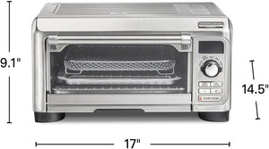 Hamilton Beach - Professional Sure-Crisp Air Fry Digital Toaster Oven - 31241