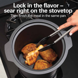 Hamilton Beach - Sear & Cook 10 QT Stockpot Slow Cooker - 33196