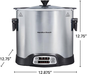 Hamilton Beach - Sear & Cook 10 QT Stockpot Slow Cooker - 33196