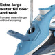 Hamilton Beach - Steam Iron with Retractable Cord Blue - 14216