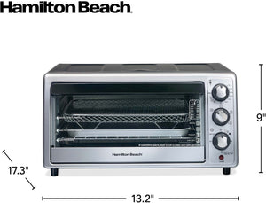 Hamilton Beach - Sure Crisp Air Fryer 6 Slice Toaster Oven - 31416JC