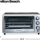 Hamilton Beach - Sure Crisp Air Fryer 6 Slice Toaster Oven - 31416JC