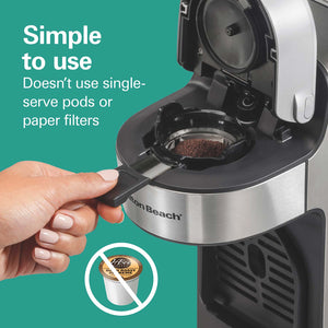 Hamilton Beach - The Scoop Single Serve Coffee Maker For 8-14 Oz Cups - 49987