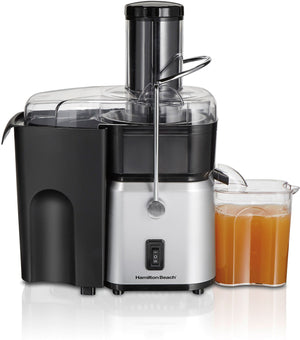 Hamilton Beach - Whole Fruit Juice Extractor Silver - 67840