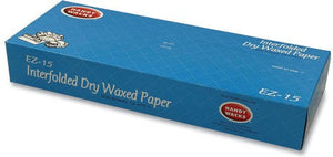 Handy Wacks - 15" x 10.75" Interfolded Dry Waxed Paper Deli Sheets, 500 Sheets/Box, 12 Boxes/Carton - EZ-15