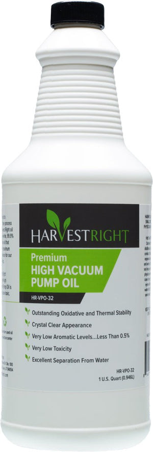 Harvest Right - 1 Qt. Vacuum Pump Oil, (Minimum Order Quantity 6) - HR-VP-OIL (2-3 Weeks For Delivery)