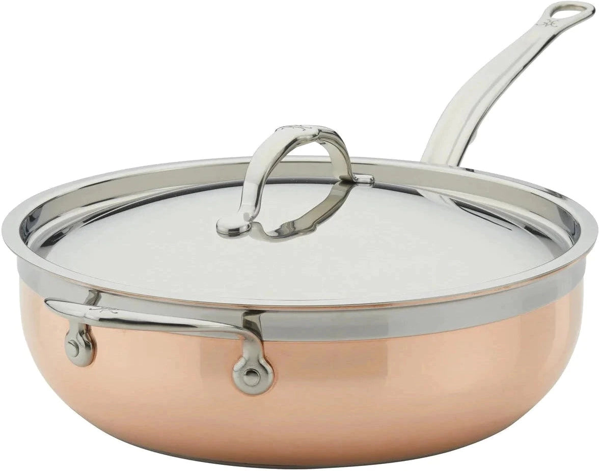 Hestan - 28 cm/5 QT CopperBond Induction Copper Essential Pan With Helper Handle - 31601