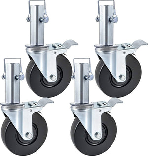 Hydra-Kool - Locking Caster Kit With Frame, For KGL-RS & KGL-RM, Set of 4 - KT002B