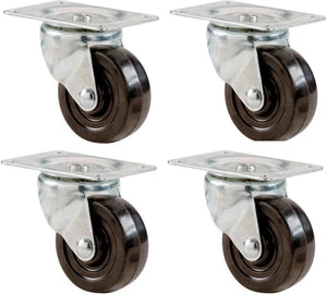 IKON - 5" Non-Adjustable Swivel, (2) Braked Fryer Casters, Set Of 4 - 119-0031