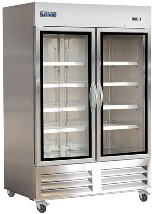 IKON - 54" Upright Bottom Mount Refrigerator with Glass Doors - IB54RG