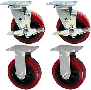 IKON - 6.2" Cooking Casters For Braked, Set Of 4 - 119-0281