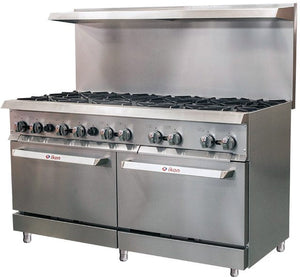 IKON COOKING - 10 Burners Gas Range with Oven - IR-10-60