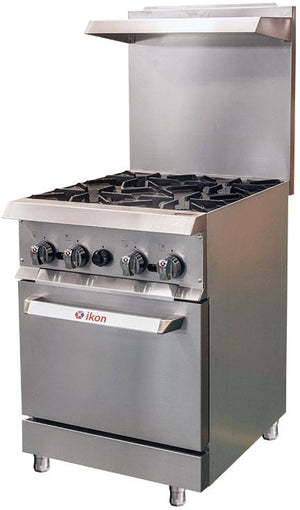 IKON COOKING - 4 Burners Gas Range with Oven - IR-4-24