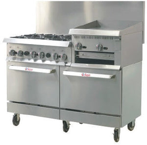 IKON COOKING - Range 60" - 6 Burners - 24" Raised Griddle - IR-6B-24RG-60 (Available April)