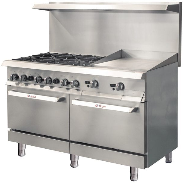 IKON COOKING - Range 60" - 6 Burners - 24" T-Stat Griddle - IR-6B-24TG-60 (Available March)