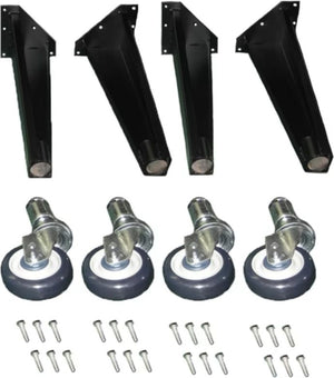 IKON - Convection Oven Leg Kit with Caster, Set Of 4 - 118-IGCOLK