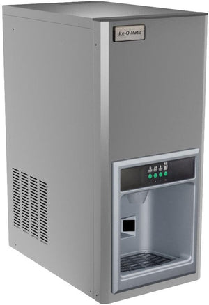 Ice-O-Matic - 274 lb Remote Cooled Pearl Nugget Countertop Ice Machine with 12 lb Water Dispenser - GEMD270A2