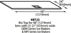 Ice-O-Matic - Ice Bin Top for (1)-MFI Dispenser - KBT23