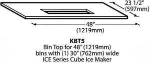 Ice-O-Matic - Ice Bin Top for B100 Dispensers - KBT5