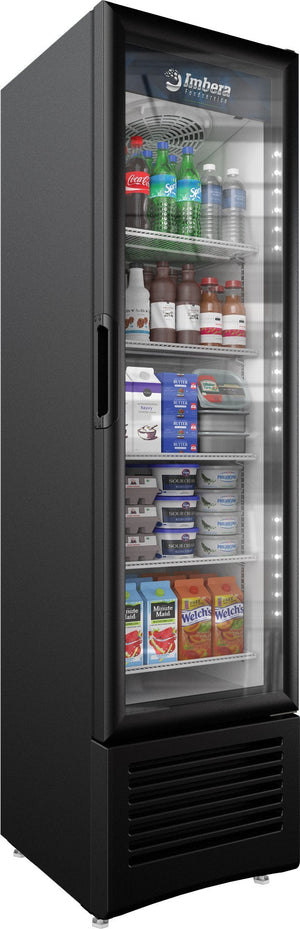 Imbera - 19” Elite Series Glass Door Refrigerator with 7.7 Cu. Ft. Refrigerator - 41215