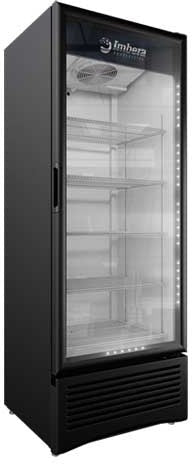 Imbera - 30″ Black One Glass Swing Door Refrigerator with 19.2 cu.ft. Capacity - G319