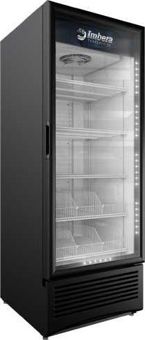 Imbera - 30″ One Glass Swing Door Freezer with 23 Cu. Ft. Capacity, Black - 41221