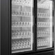 Imbera - 54” Elite Series Two Section Glass Door Refrigerator with 41 Cu.Ft. Capacity, Black - 41218