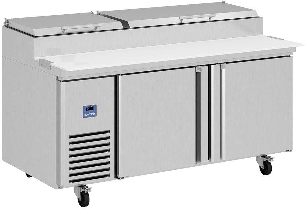 Infrico - 17 Ft. Two Section Pizza Prep Table - IRT-MR67EN