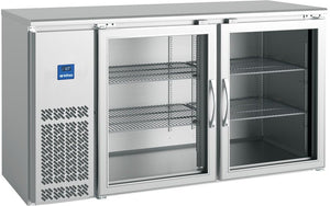 Infrico - 2 Glass Door Back Bar Cooler - IMD-ERV60IIGD