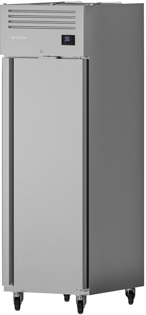 Infrico - 23 Ft. Two Section Solid Door Reach In Top Mounted Refrigerator - IRR-AGB23_2