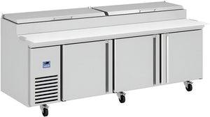 Infrico - 27 Ft. Three Section Pizza Prep Table - IRT-MR93EN