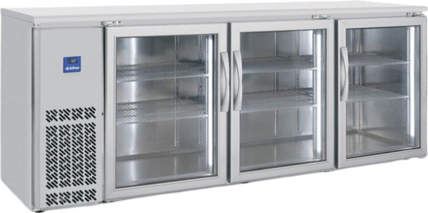 Infrico - 3 Glass Door Back Bar Cooler - IMD-ERV84IIGD