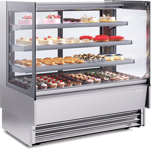 Infrico - 38" Flat Glass Pastry Display Case - IDC-VBR9FG