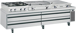 Infrico - 4 Drawers - 12 Pans Chef Bases - IUC-MSG96