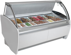 Infrico - 49" Gelato Curved Glass Display Case - IDC-VAR12H