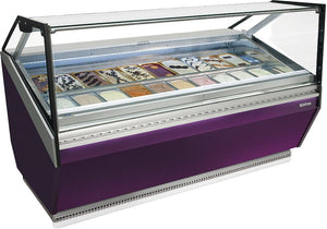 Infrico - 49" Gelato Flat Glass Display Case - IDC-VAR12H FG