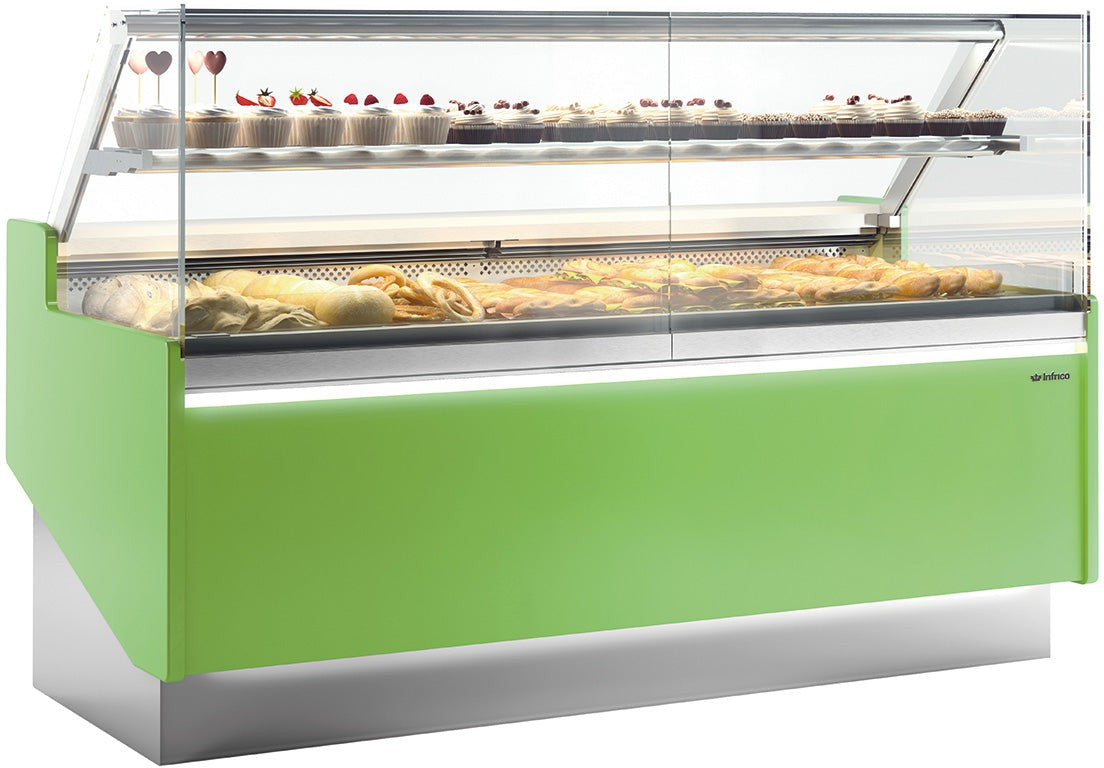 Infrico - 61" Straight Glass Lyon Serie Series Pastry Display Case - IDC-VLY15