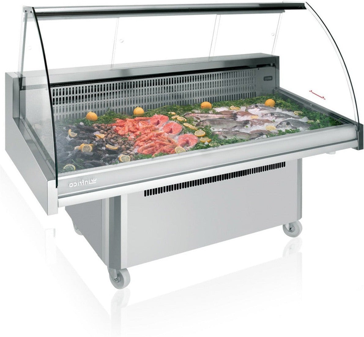 Infrico - 64" Malaga Series Fish Display Case - IDC-VML 15