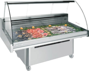 Infrico - 77" Malaga Series Fish Display Case - IDC-VML 18