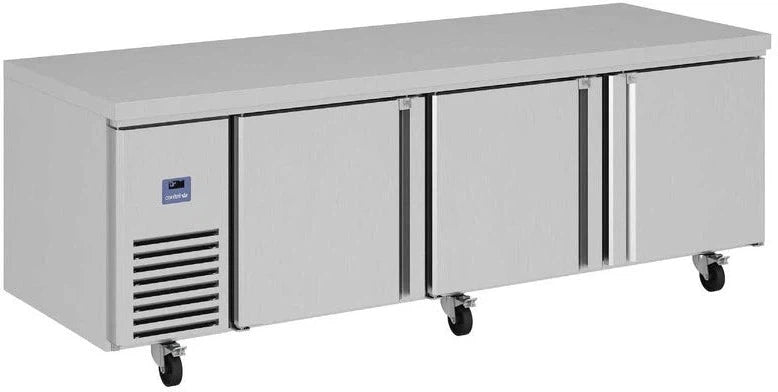 Infrico - Three Section (27 Ft.) Solid Door Worktop Refrigerator - IUC-MR93